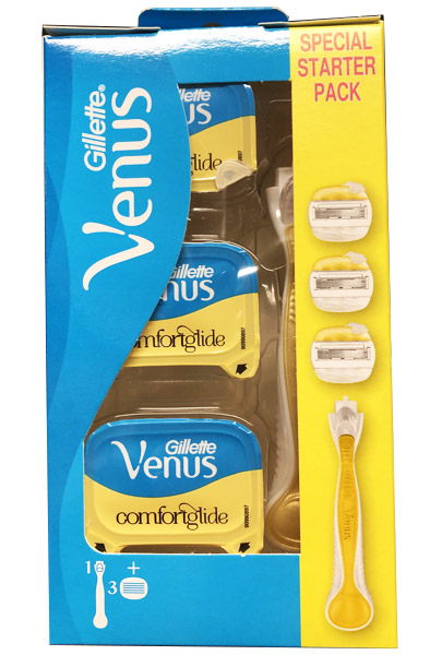 Venus & Olay Comfortglide Razor + 3 Blades Venus-terä