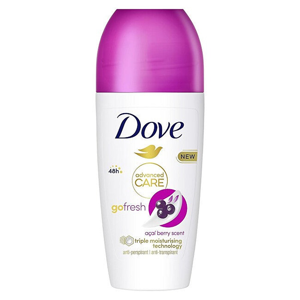 Dove Advanced Care Go Fresh Antiperspirantti Roll-On 48 Hours Acai Berry 50 ml