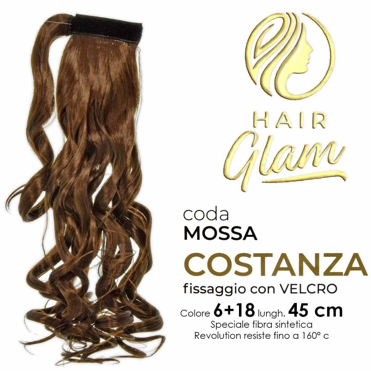 HAIR GLAM TAIL COSTANZA MOSSA TARKAKUITULLA REVOLUTION Pituus 6+18 45cm