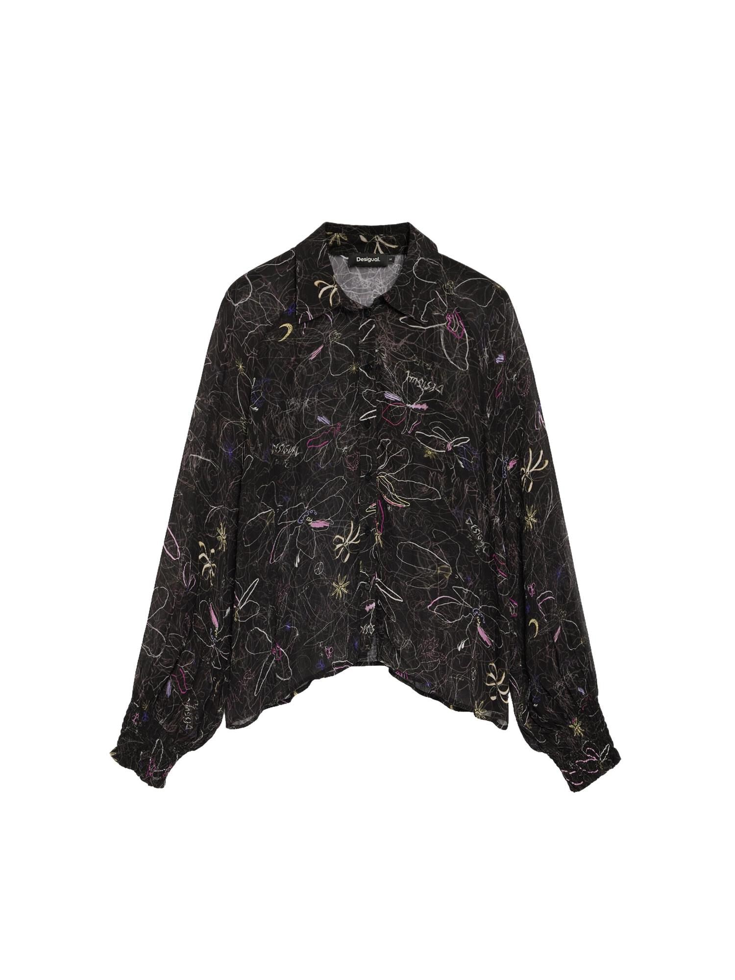 Desigual Pusero  vaaleankeltainen / roosa / musta