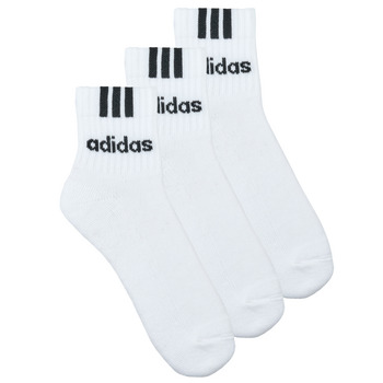 ADIDAS PERFORMANCE Urheilusukat '3-Stripes Linear' musta / valkoinen