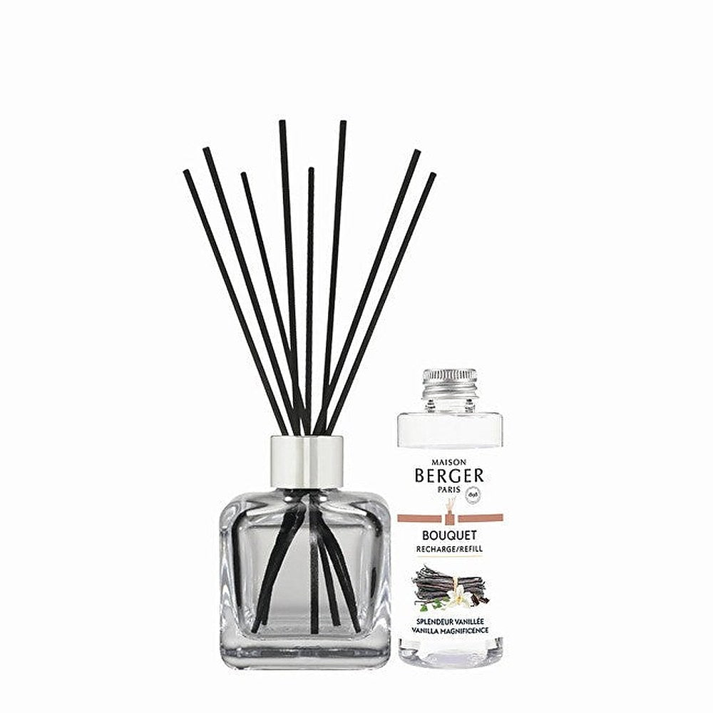 Maison berger paris Kuutioaromidiffuusorin lahjasetti + upea vaniljatäyttö 100ml
