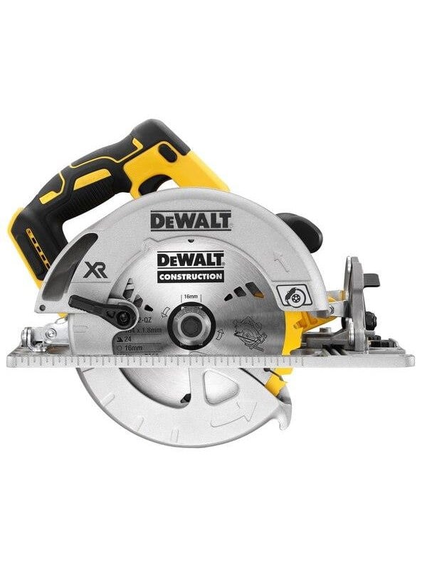 DeWALT - Pyörösaha - akkukäyttöinen - 184 mm - ilman akkua - 18 V - SOLO