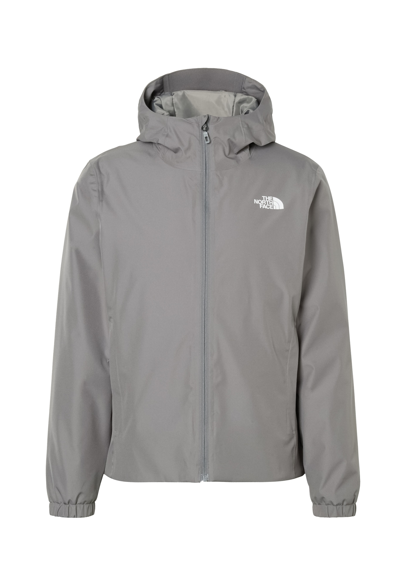 THE NORTH FACE Ulkoilutakki 'QUEST' vaaleanharmaa / valkoinen