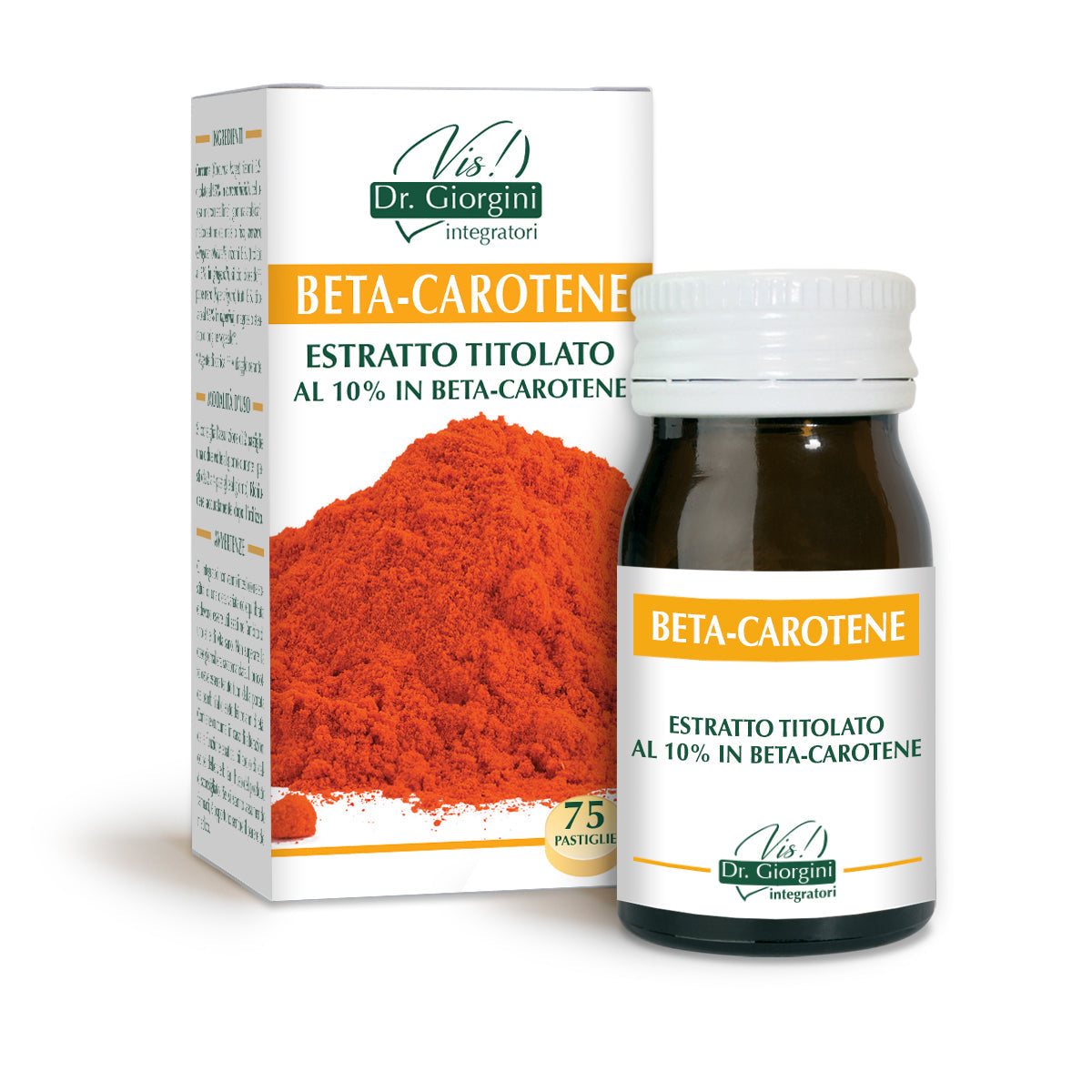 Dr Giorgini beetakaroteenilla titrattu uute 30 g - 75 tablettia à 400 mg