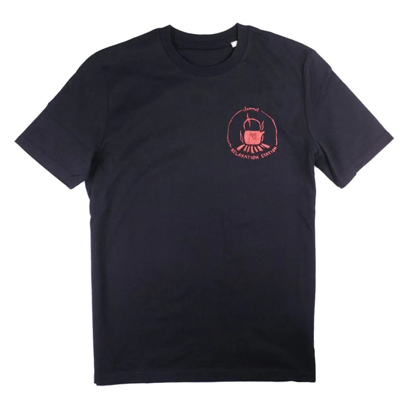 Lemmel Kaffe T-Shirt Relaxation Station Black - S