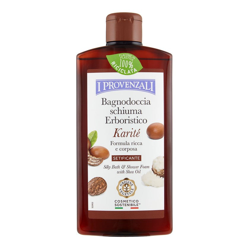 I Provenzali Bagno Schiuma Erboristico Karite Super Idratante E Nutriente 400 ml — Bagno schiuma