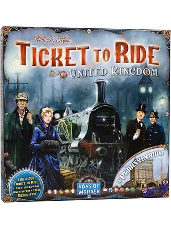 Ticket to Ride Map Collection #5 United Kingdom & Pennsylvania
