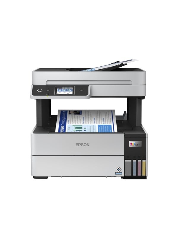 Epson EcoTank ET-5170, Mustesuihku, Väritulostus, 4800 x 1200 DPI, A4, Suoratulostus, Musta, Valkoinen