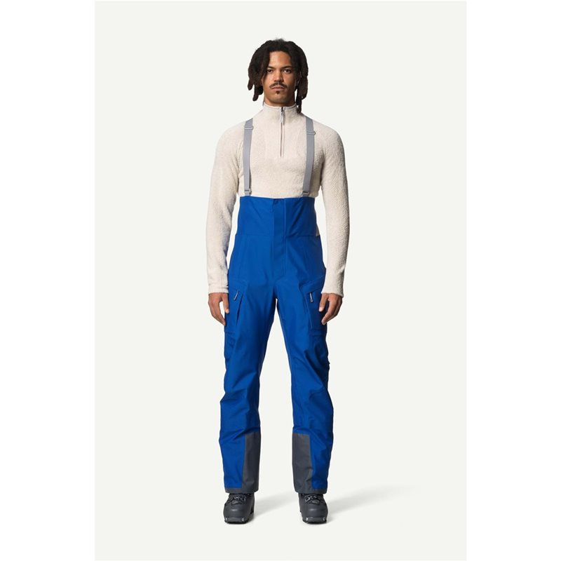 Houdini M's Rollercoaster Bib Pants Tribe Blue - L