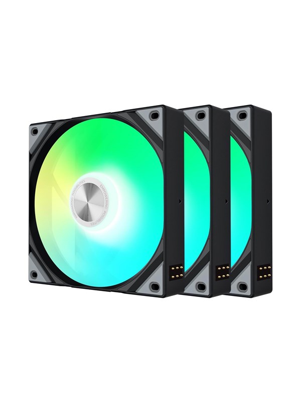 Tryx ROTA SL ARGB (3-pack) - Kotelotuuletin - 120mm - Musta RGB LED valolla