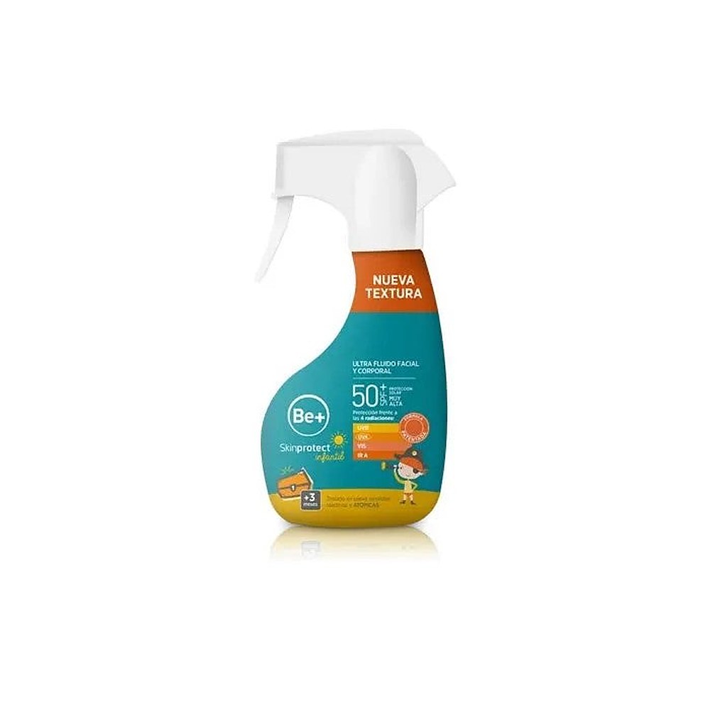 BE+ Skinprotect kasvot ja vartalo lapsille SPF 50+ 250 ml