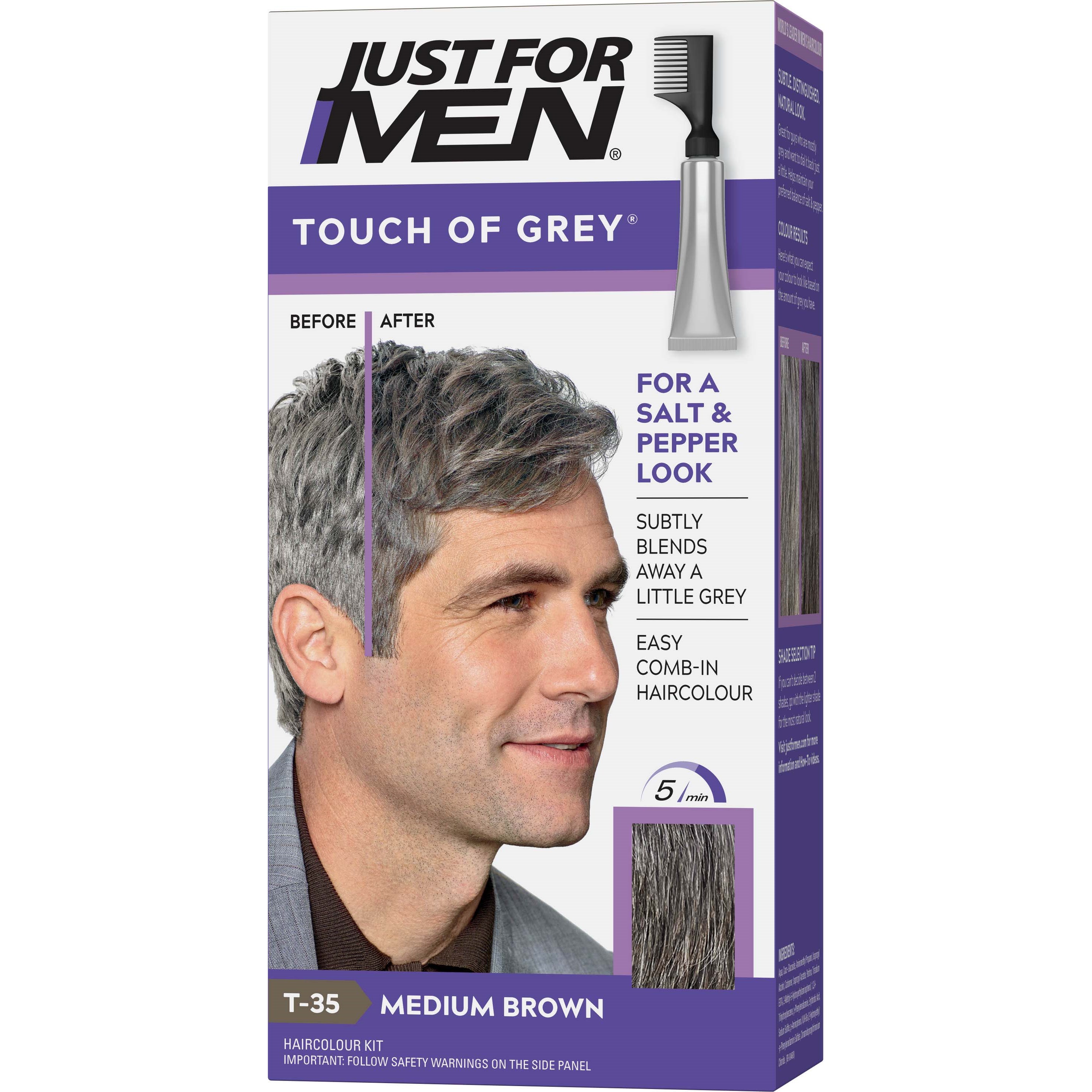 Just for Men Touch Of Grey - Medium Brown T35