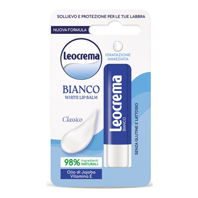 Leocrema Valkoinen Klassinen Huulivoide 5,5 ml