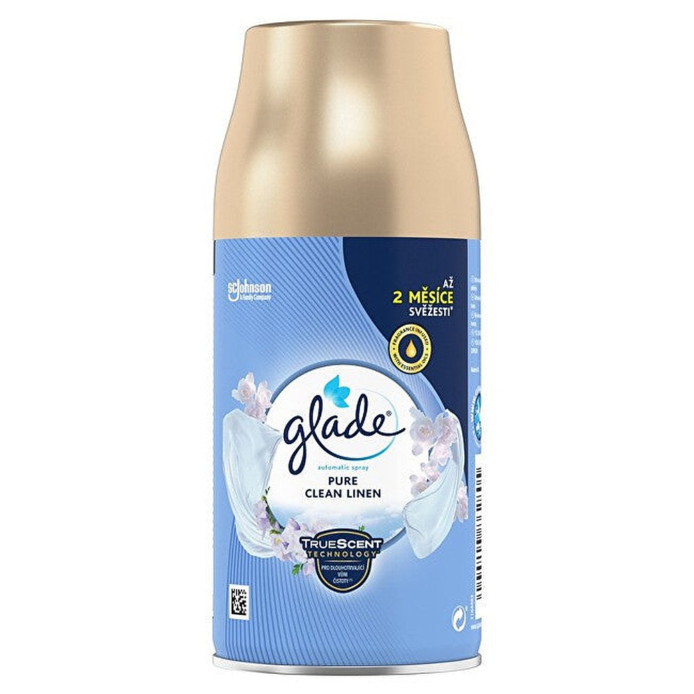 GLADE Puhdas Clean Pellava automaattinen ilmanraikastimen täyttö 269ml
