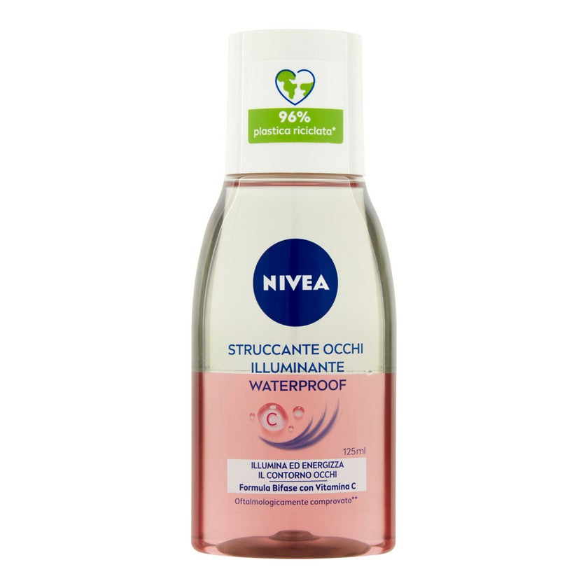 Nivea Kaksivaiheinen silmämeikinpoistoaine, kirkastava, vedenkestävä 125 ml