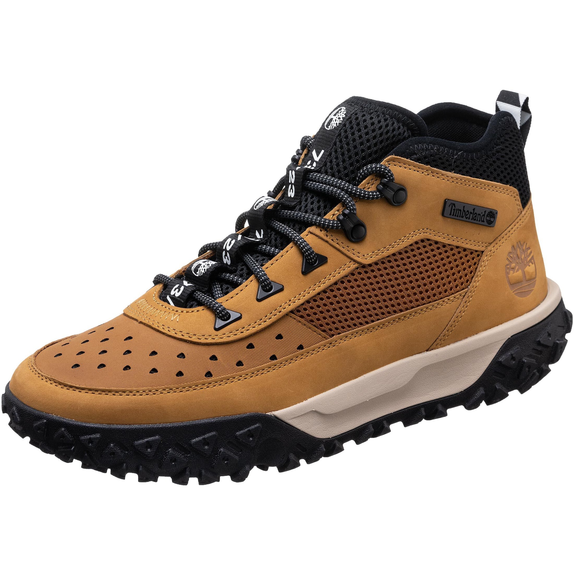 TIMBERLAND Urheilulliset nauhakengät 'Greenstride Motion 6' seepia / musta