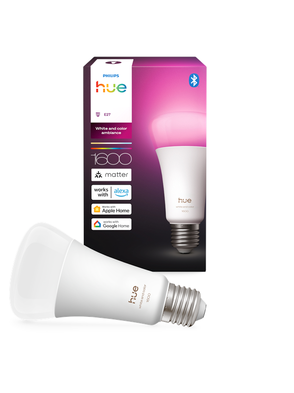 Philips Hue WACA Smart E27 LED, 11,8 W, 1600 lm, CCT, RGB