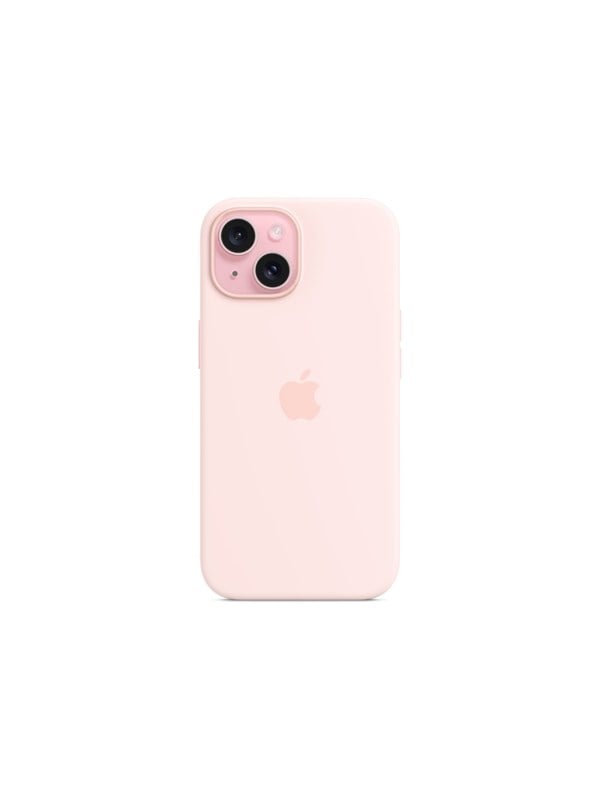 Apple iPhone 15 Silicone Case with MagSafe - Light Pink