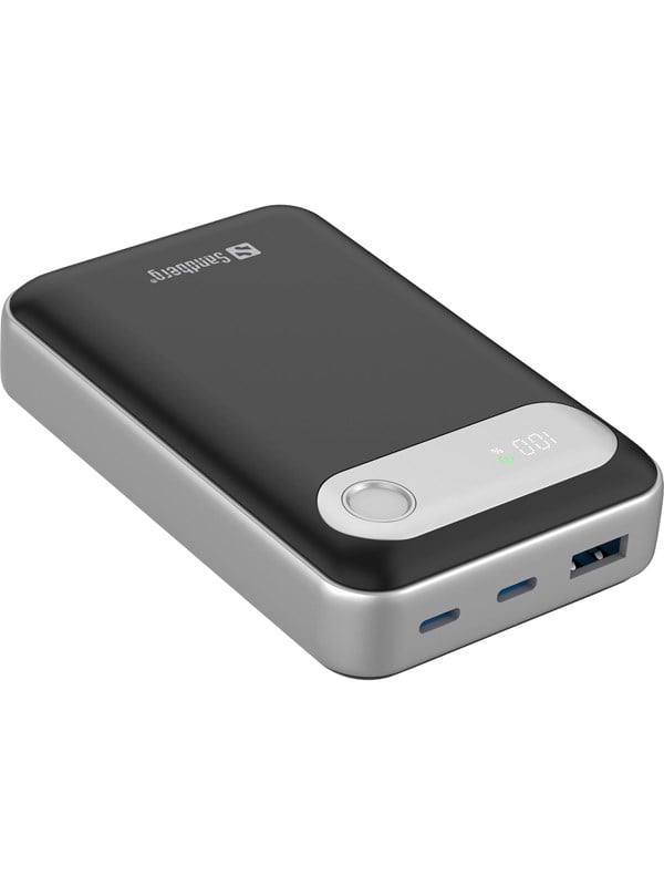Sandberg 421-41, 20000 mAh, Litium polymeeri (LiPo), 3,7 V, musta, Hopea