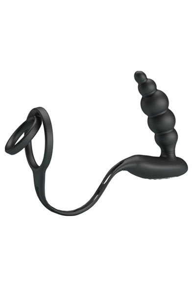 Pretty Love Vibration Penis Sleeve III Black Prostatavibraattori