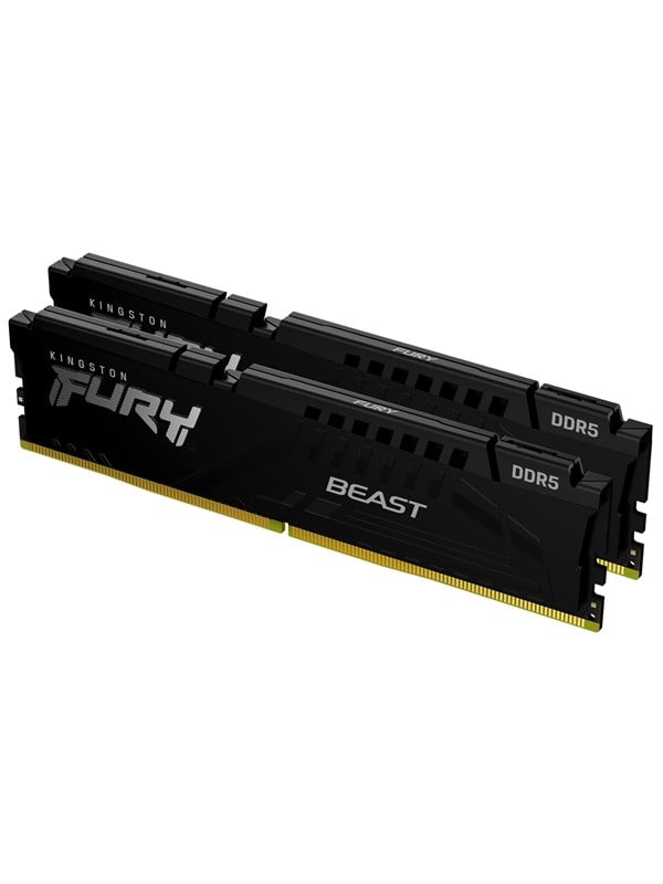 Kingston FURY Beast DDR5-6000 - 32GB - CL30 - Dual Channel (2 pcs) - AMD EXPO & Intel XMP - Musta