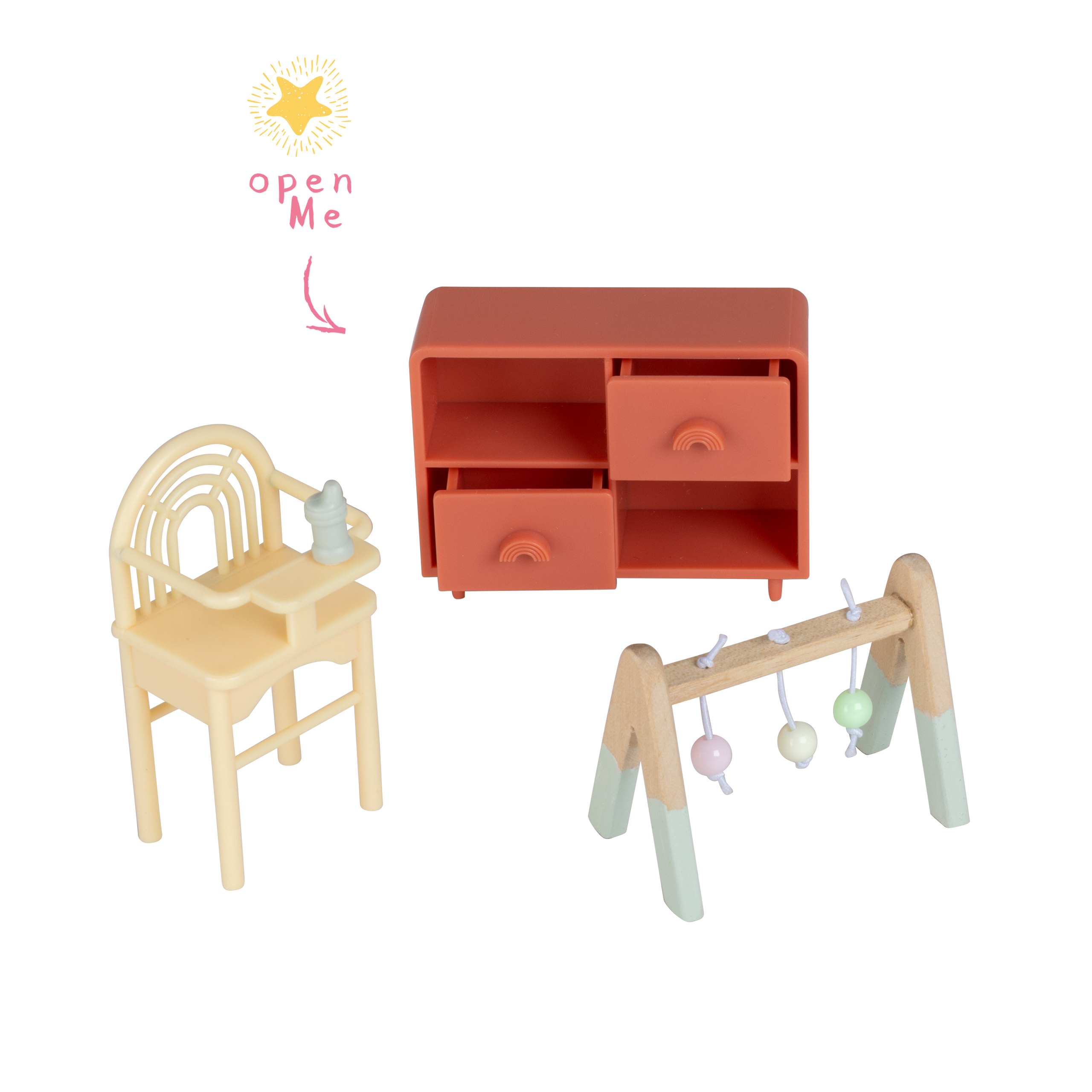 Lundby Nukkekodin tarvikkeet Vauvanhuone
