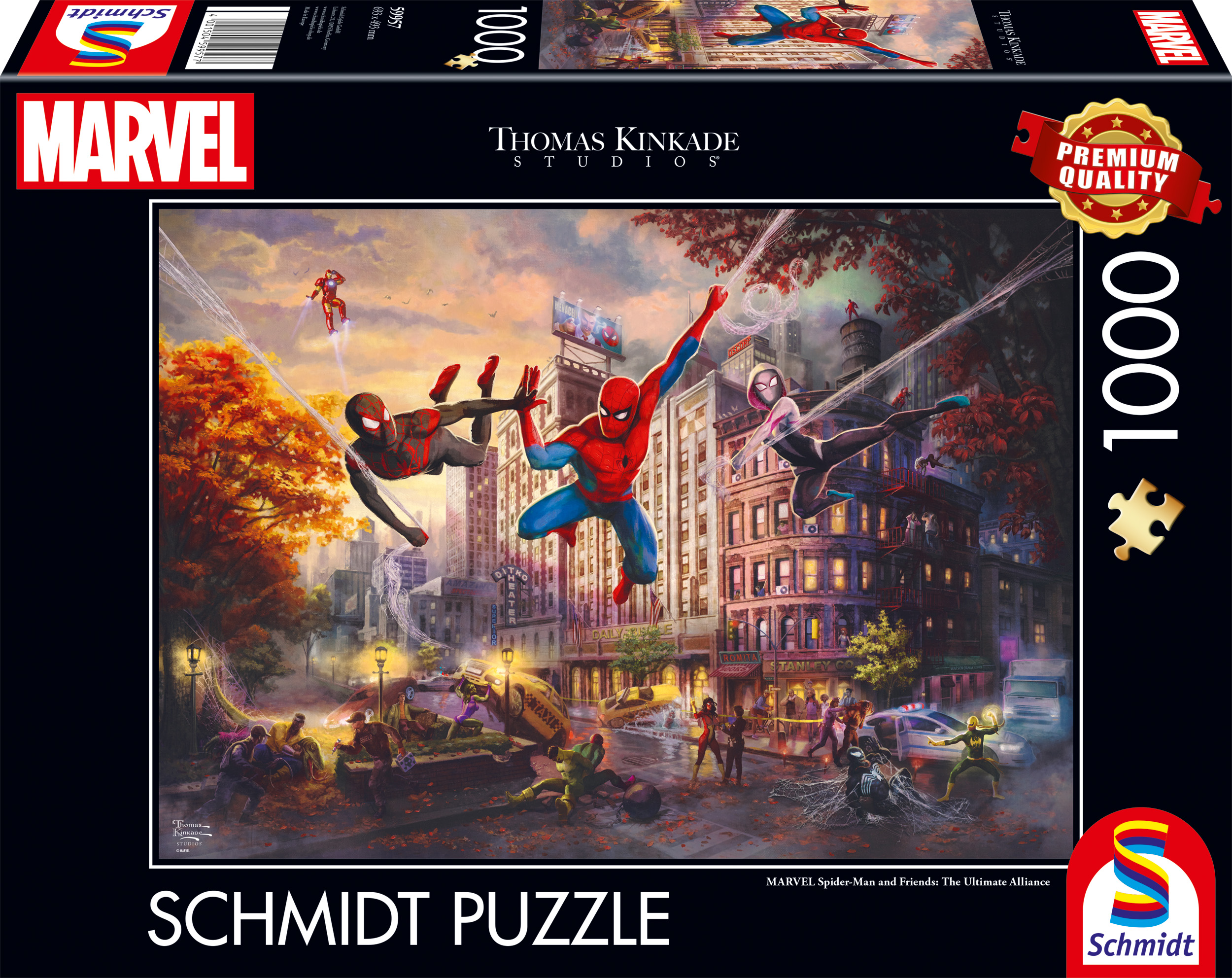 Marvel Spiderman Palapelit 1000 palaa Schmidt