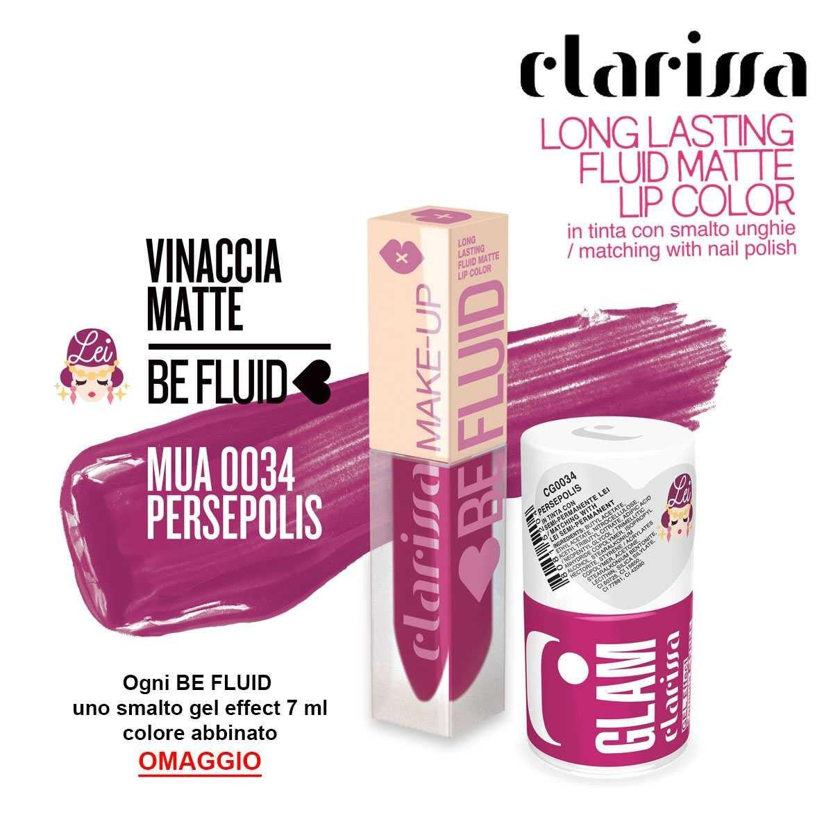 Be fluid Persepolis matta viinihuuliväri 4 ml