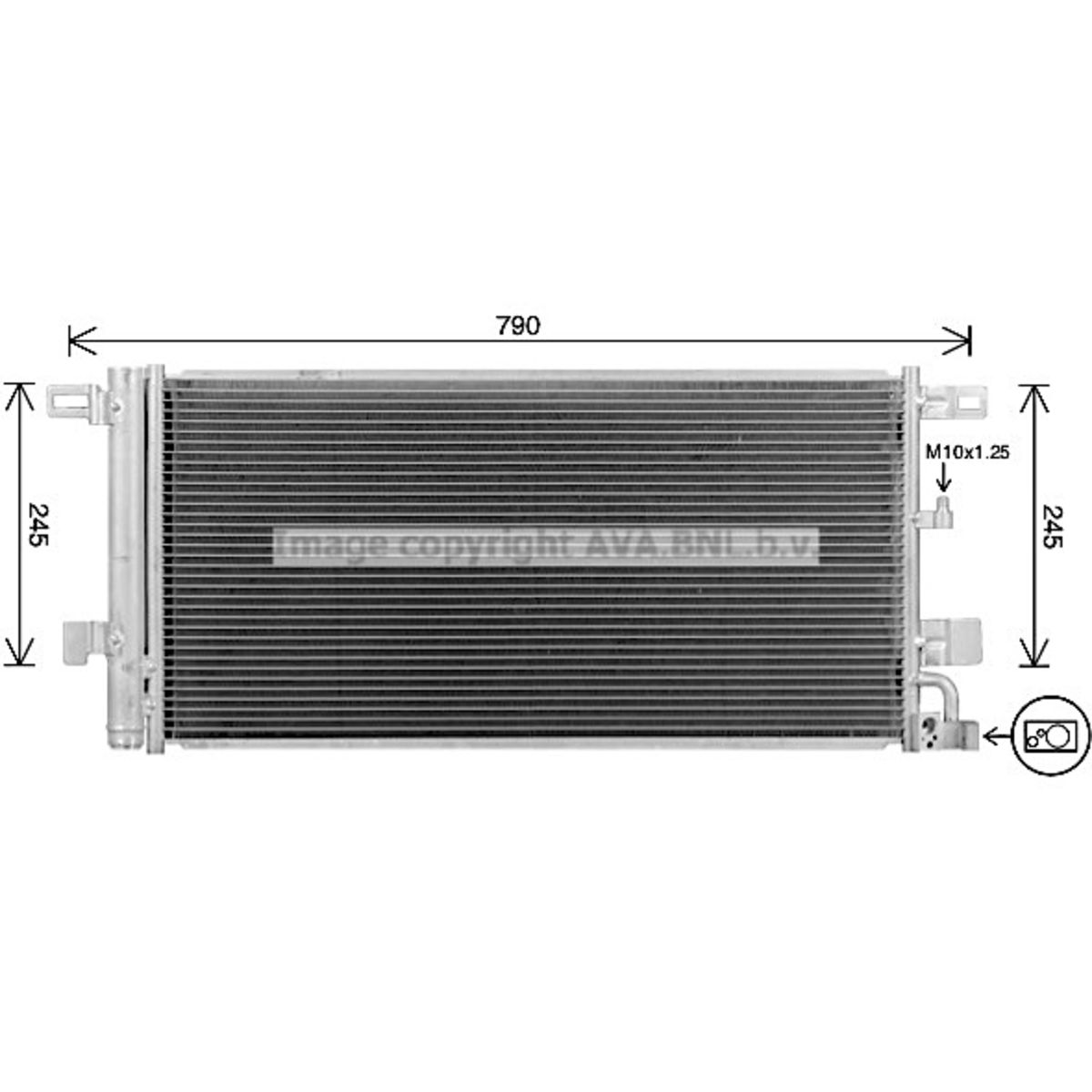 Lauhdutin, ilmastointilaite AVA COOLING SYSTEMS AI5439D