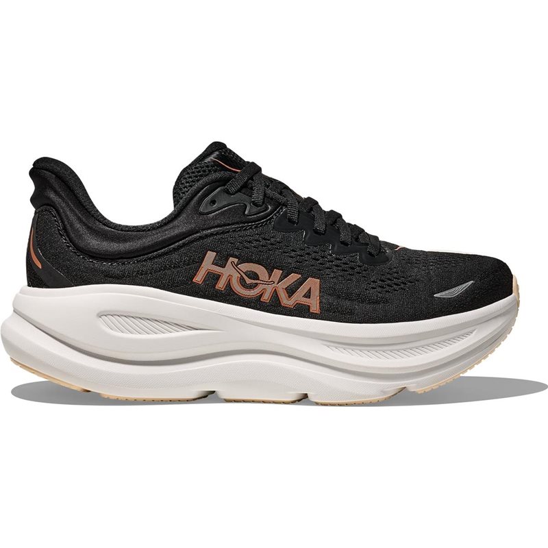 Hoka W Bondi 9 Black/Rose Gold - 38 2/3