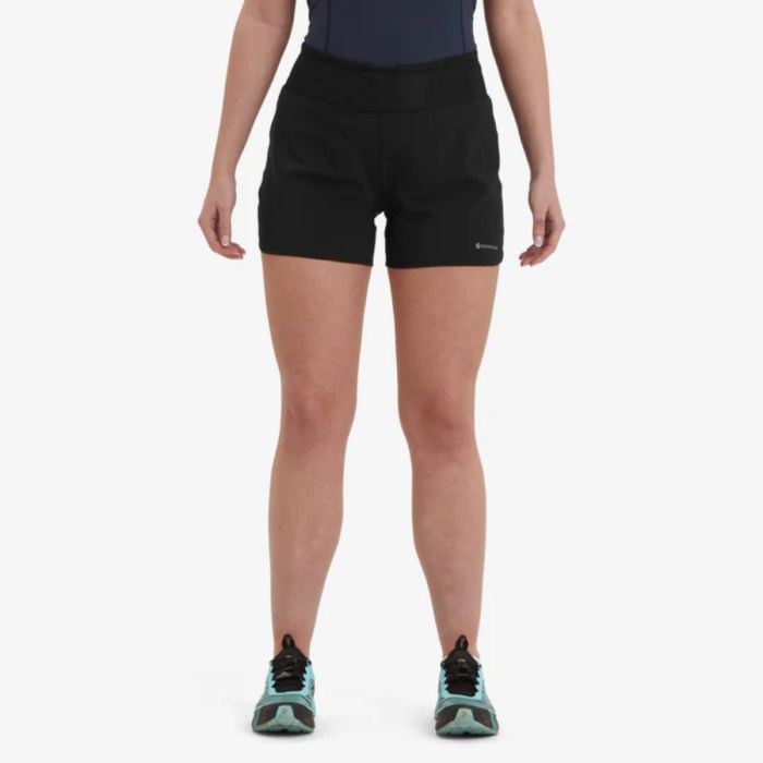 Montane F Slipstream 4 Shorts, naiset, musta