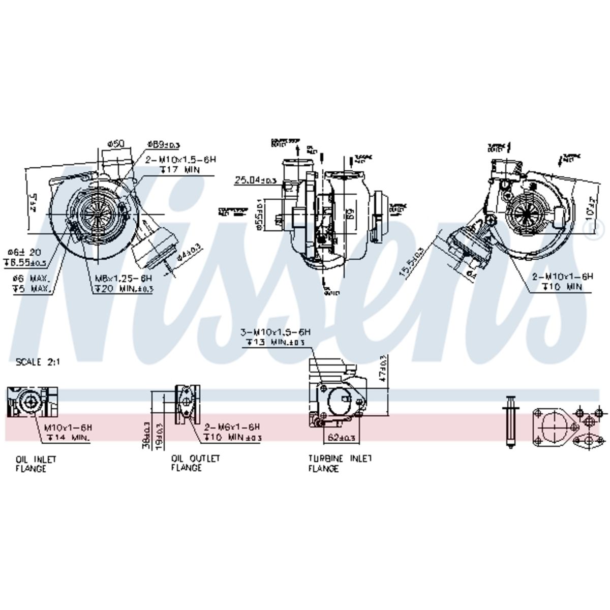 Turboahdin NISSENS 93177