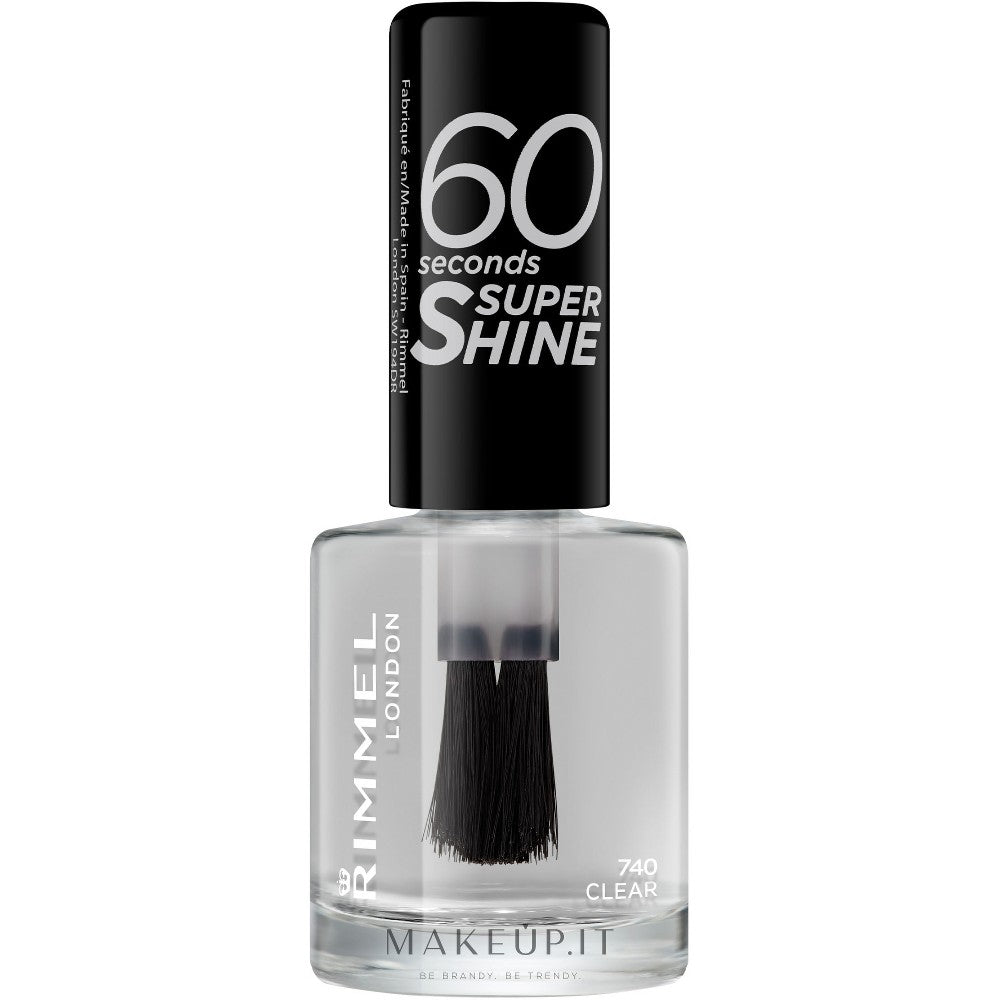 Rimmel 60 Seconds Super Shine - Kynsilakka 740 Clear