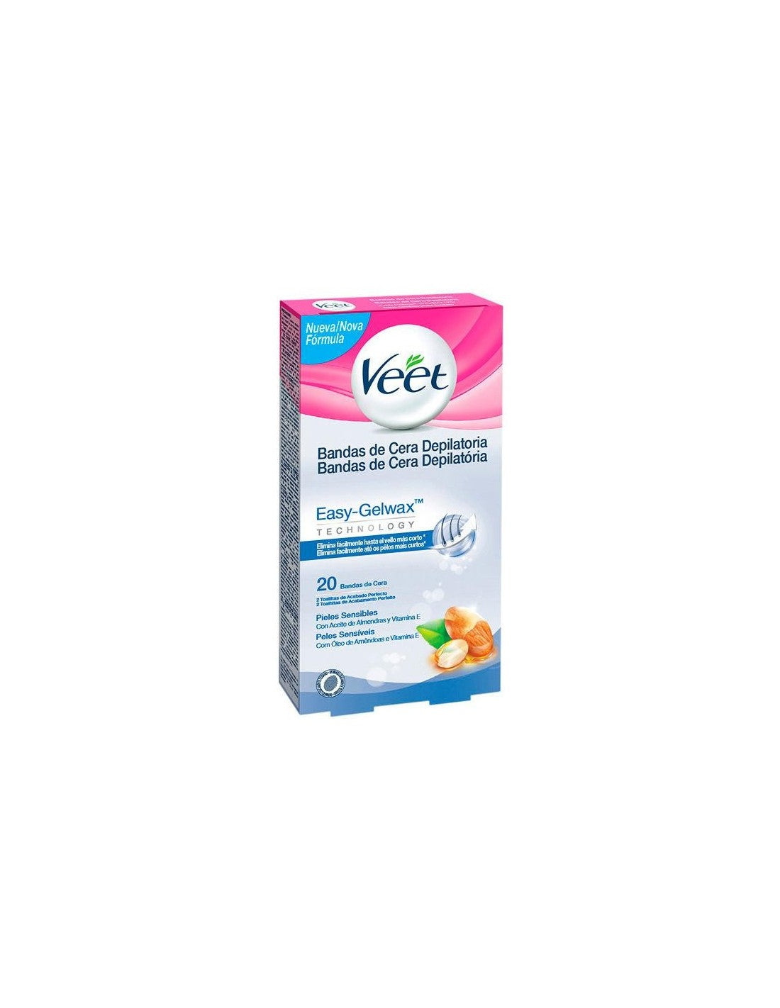 Karvanpoistovahanauhat Veet Pure Body Herkkä iho 20