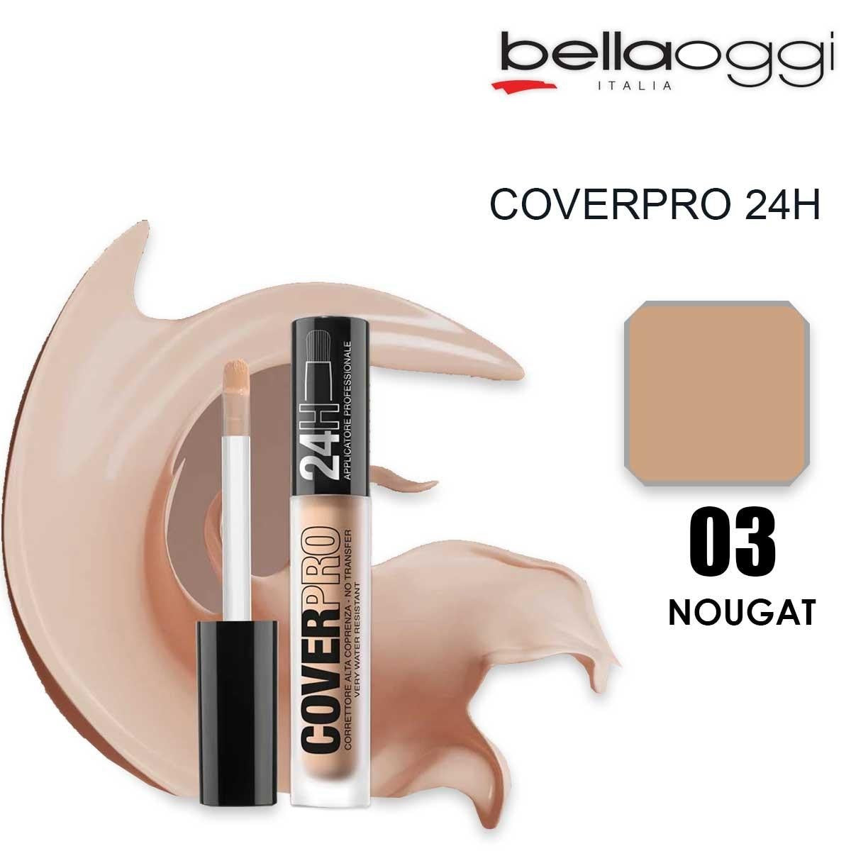 Bella Oggi Cover Pro 24H Korkean Peittävyyden Peitevoide Nougat