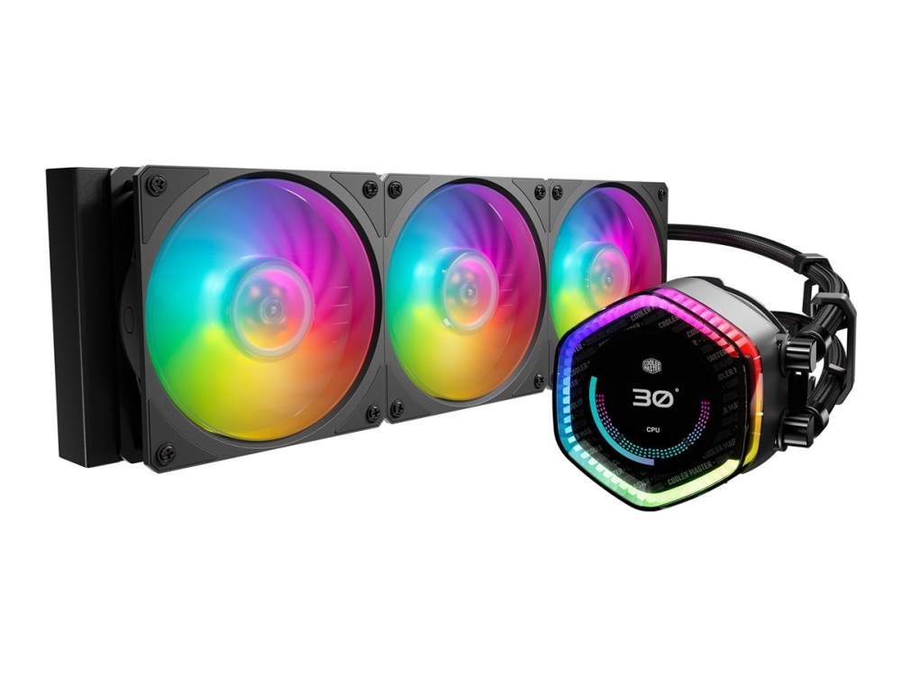 Cooler Master MasterLiquid 360 ION 360mm ARGB -nestejäähdytin, musta