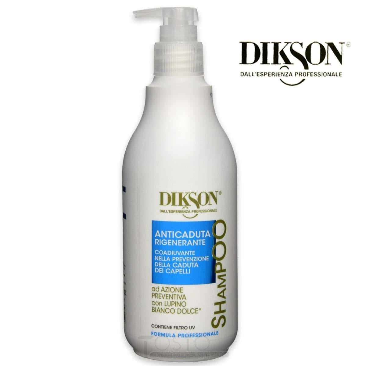 Dikson Kuluttajille tarkoitettu uudistava hiustenlähtöä ehkäisevä shampoo 500 ml