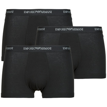 Emporio Armani Bokserishortsit musta / valkoinen