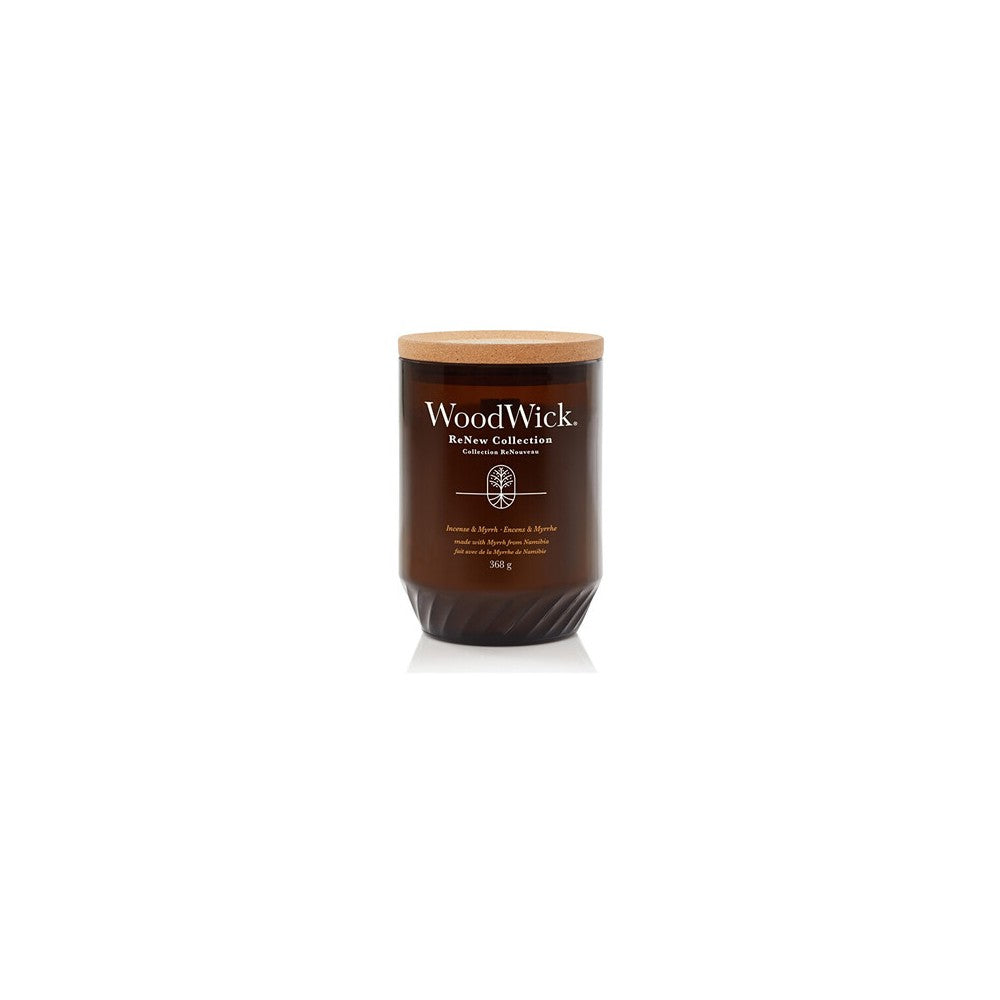 Woodwick ReNew Suitsuke- ja mirhakynttilä - 368.0 g