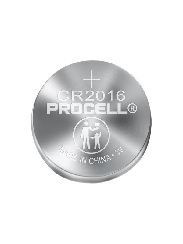 Procell Lithium CR2016, 3v 5ct Retail