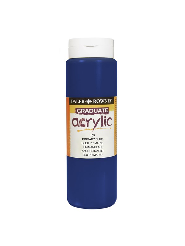 Daler-Rowney Graduate Acrylic 500 ml Primary Blue