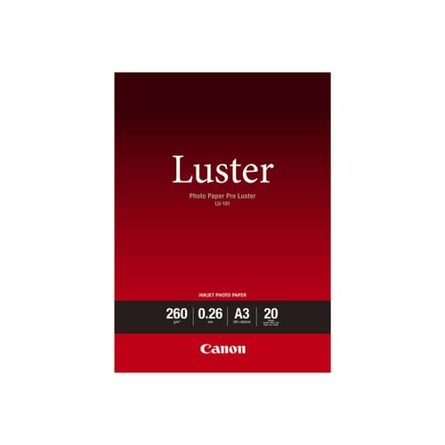 Canon Paperi LU-101 / 6211B007 Pro Luster A3 - 20 arkkia