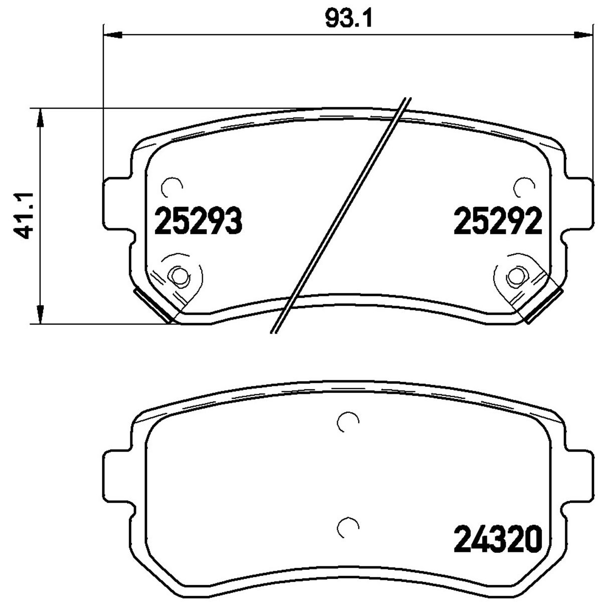 Jarrupalat, levyjarru BREMBO P 30 051