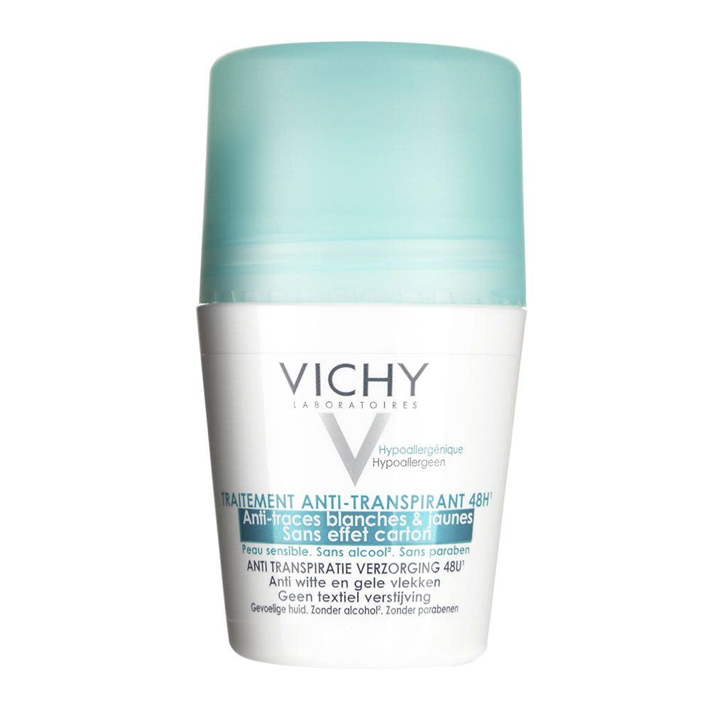48 tunnin antiperspiranttipallo valkoisia ja keltaisia pilkkuja vastaan 50 ml
