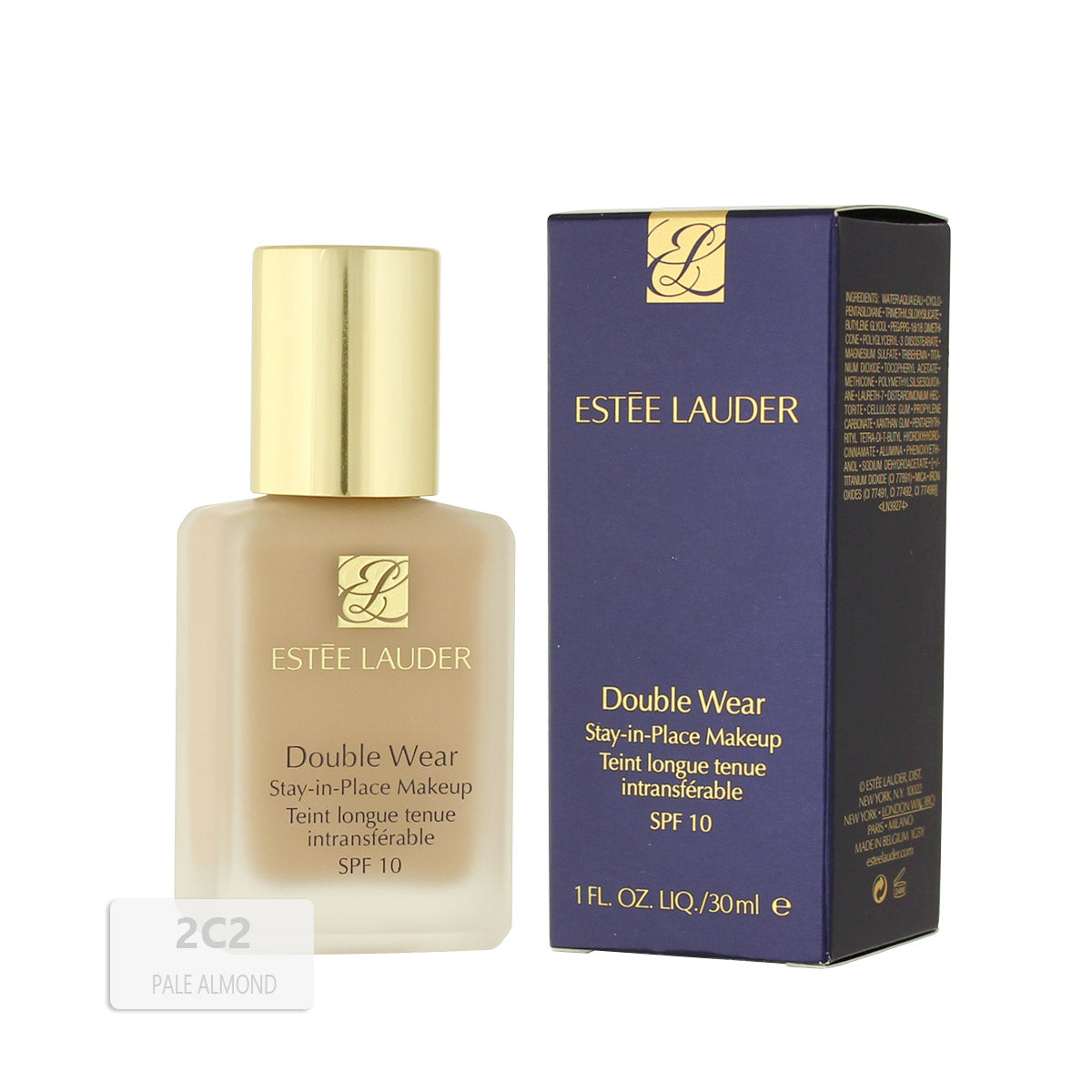 Estee Lauder Double Wear Stay-In-Place Makeup Spf 10 - Pitkäkestoinen meikkivoide 02 Pale Almond