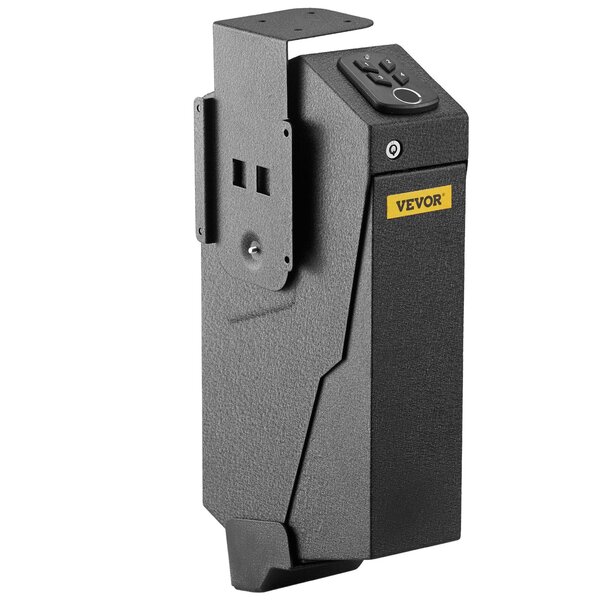VEVOR Mounted Gun Safe for Pistols Biometric Gun Safe 3 Access Ways for 1 Pistol