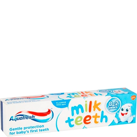 Aquafresh maitohampaat 0-2 vuotta hammastahna - 50ml