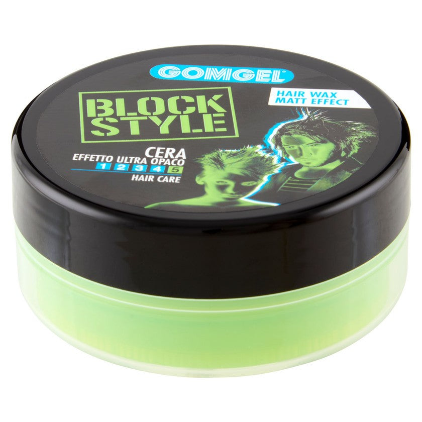 Gomgel Block Style Cera Effetto Opaco 100 ml — Cera styling