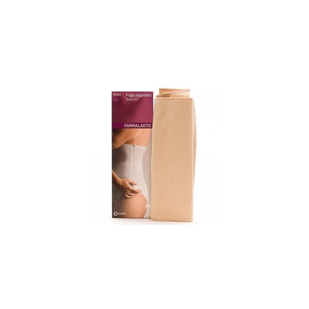 Rinnevyö Farmalastic Beige tarranauha T-3 1 kpl